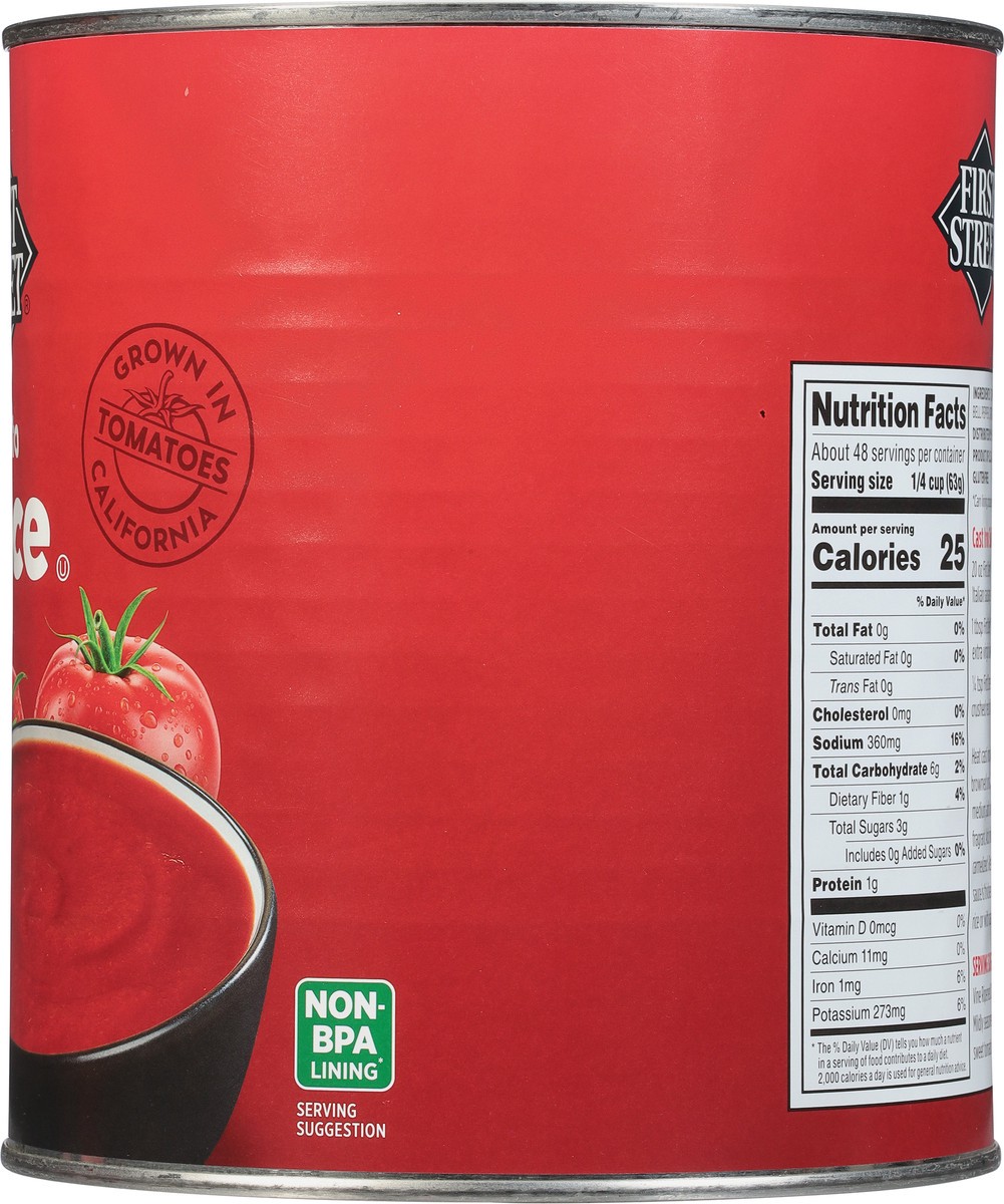 slide 3 of 13, Cb02 First Street Tomato Sauce - 104 oz, 104 oz
