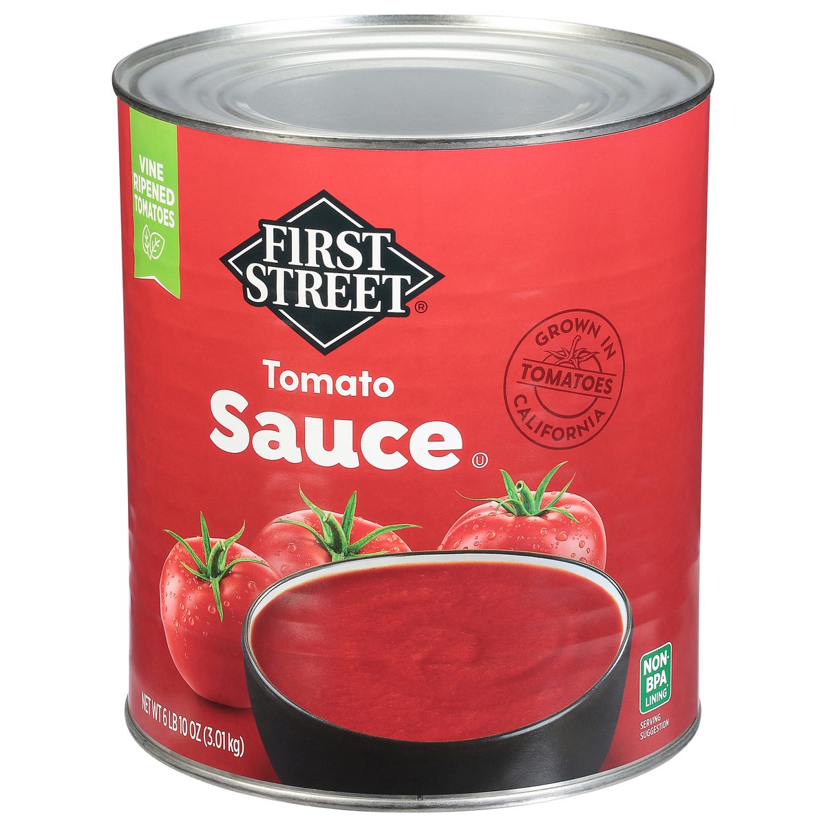 slide 2 of 13, Cb02 First Street Tomato Sauce - 104 oz, 104 oz