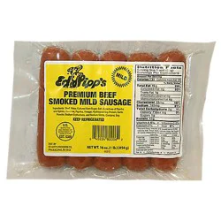 Ed Hipps Smoked Mild Sausage - 16 oz