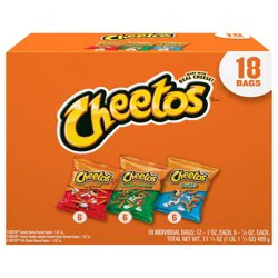 Frito-Lay Cheetos Cheese Flavored Snacks Variety Pack, 18 Count