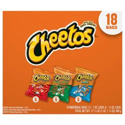 Frito-Lay Cheetos Cheese Flavored Snacks Variety Pack, 18 Count