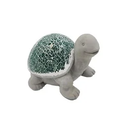 HD Designs Outdoors Mosaic Turtle Statue - Green