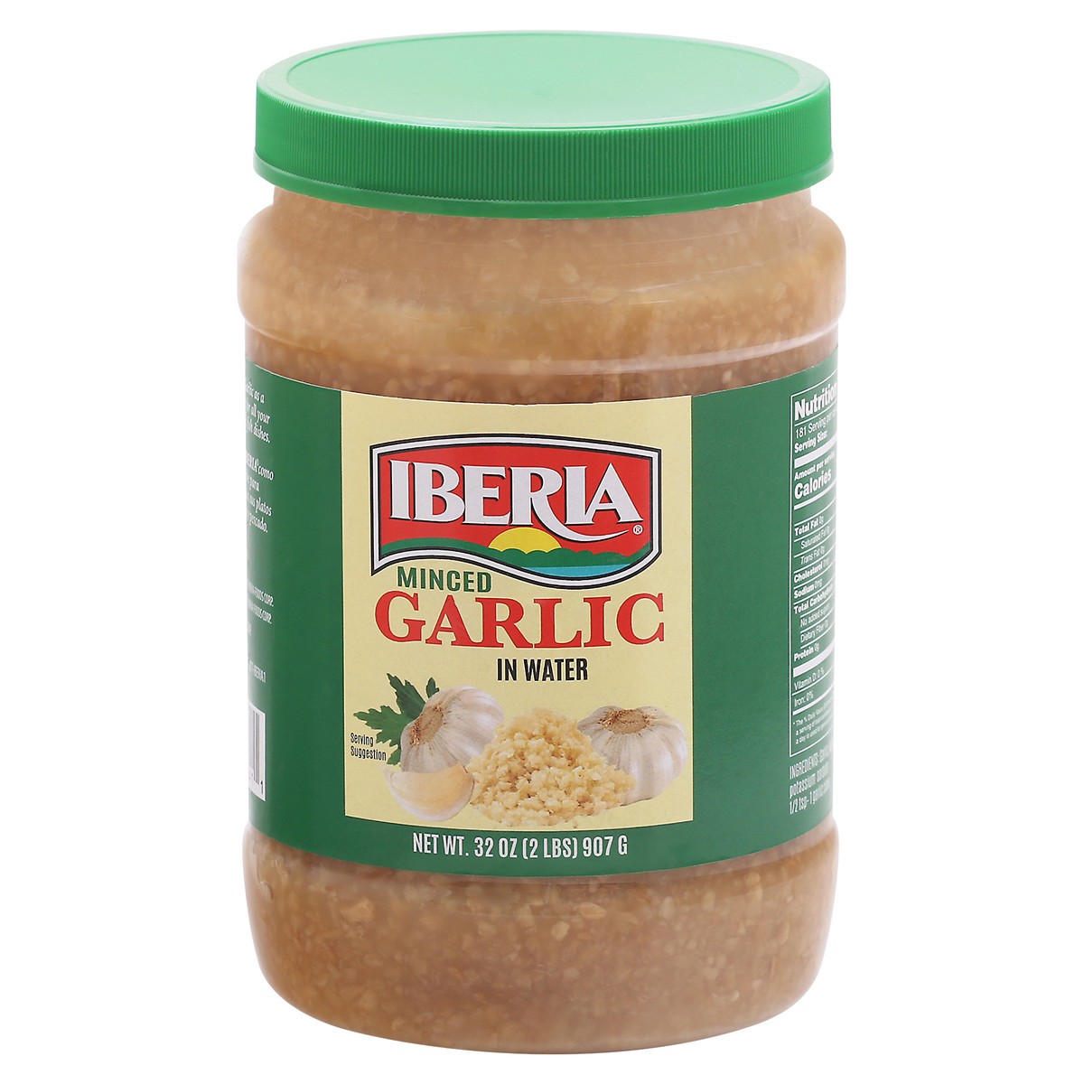 slide 1 of 1, Iberia Minced Garlic With Olive Oil, 32 oz