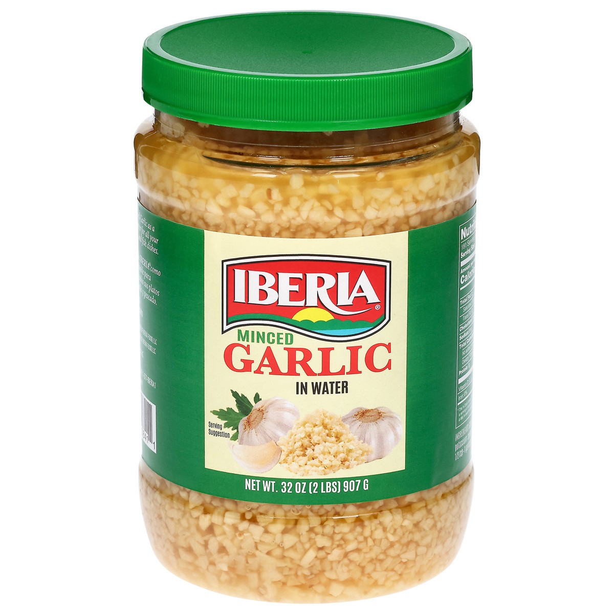 slide 1 of 1, Iberia Minced Garlic in Water 32 oz, 32 oz