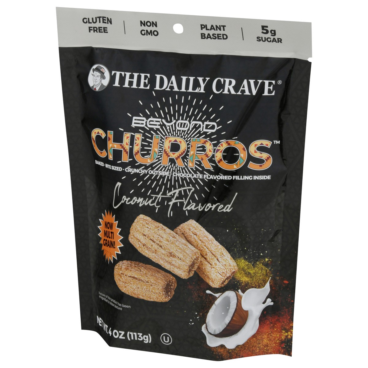 slide 3 of 9, The Daily Crave Churro Coconut 4 Oz, 4 oz