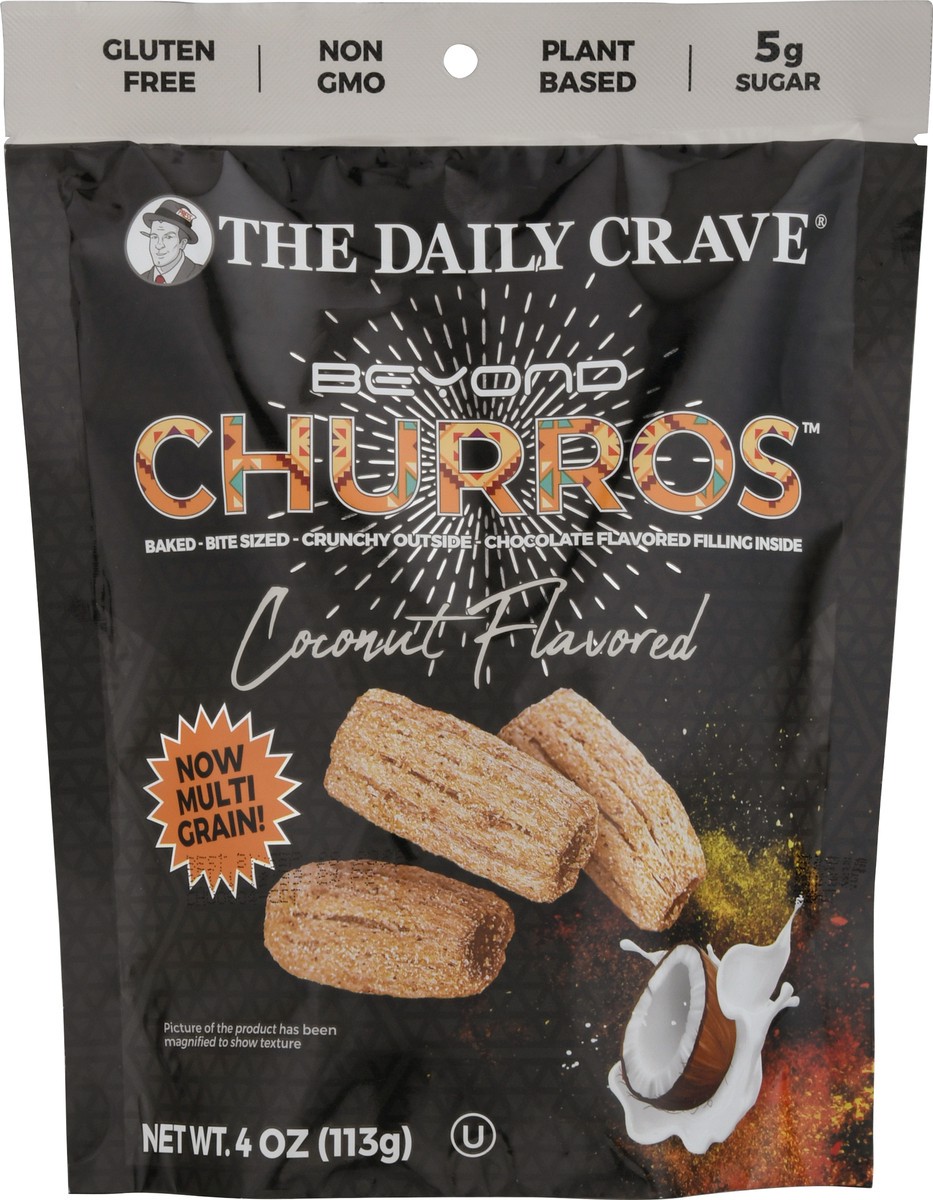 slide 6 of 9, The Daily Crave Churro Coconut 4 Oz, 4 oz