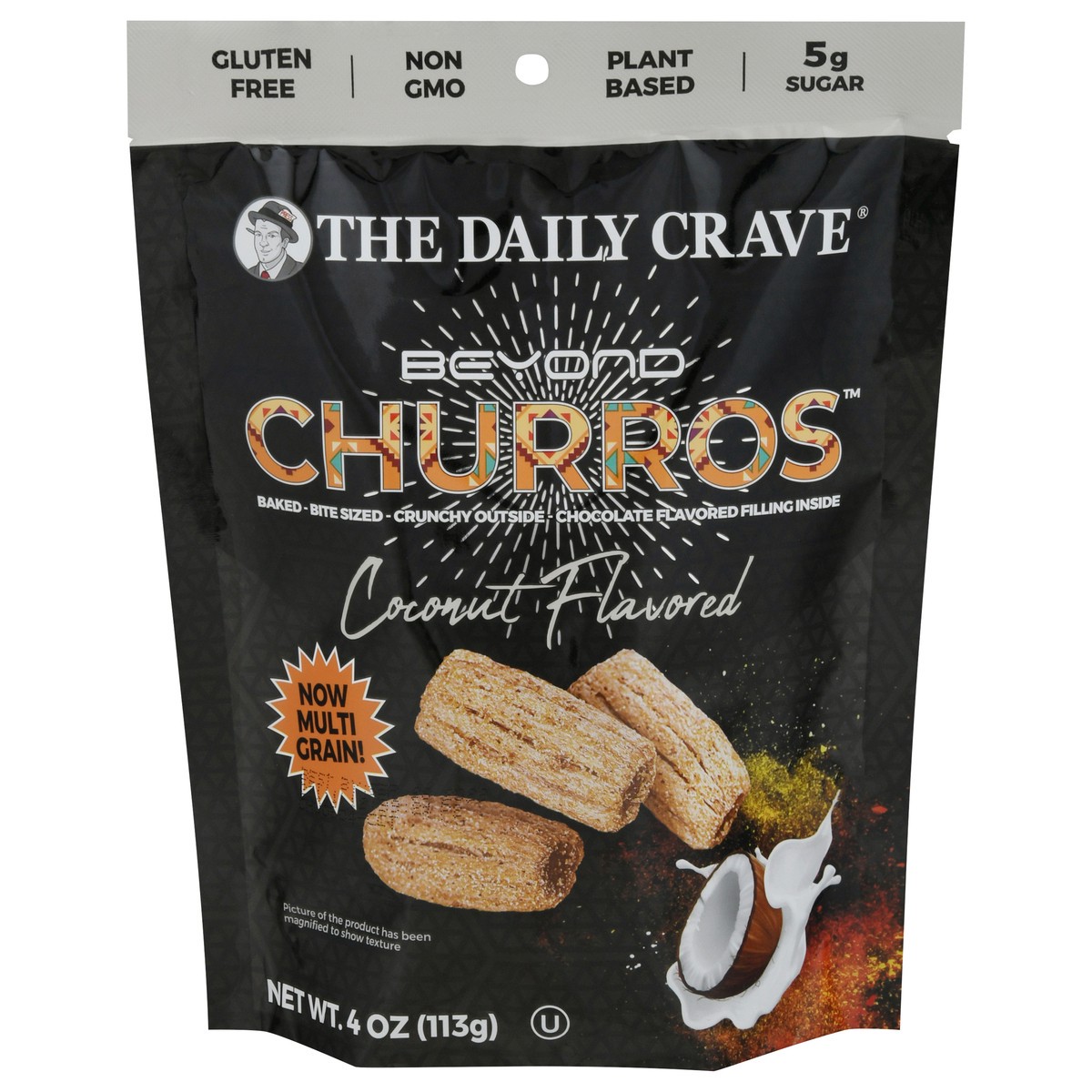 slide 1 of 9, The Daily Crave Churro Coconut 4 Oz, 4 oz