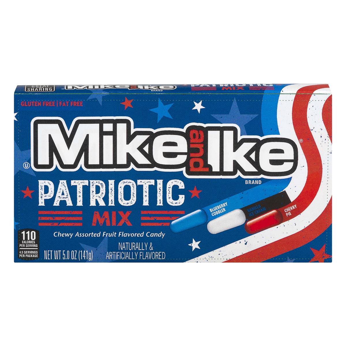 slide 1 of 1, MIKE AND IKE Patriotic Mix Candy 5 oz, 5 oz