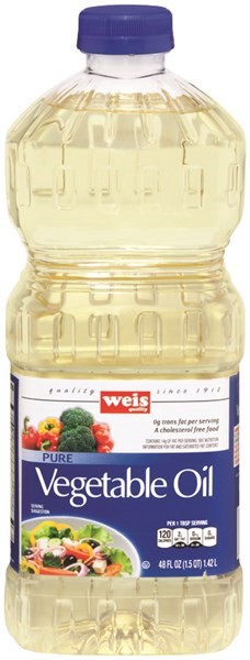 slide 1 of 1, Weis Quality Vegetable Oil, 48 fl oz