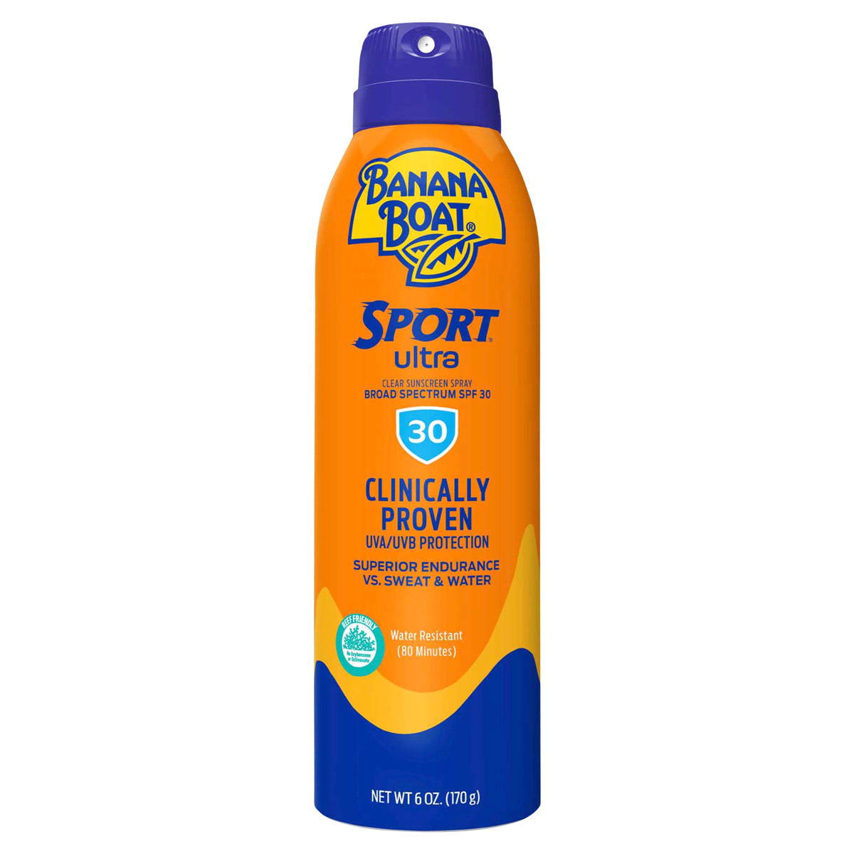 slide 1 of 4, Banana Boat Sport Performance Spf 30 Clear Ultramist Sunscreen Spray, 6 oz