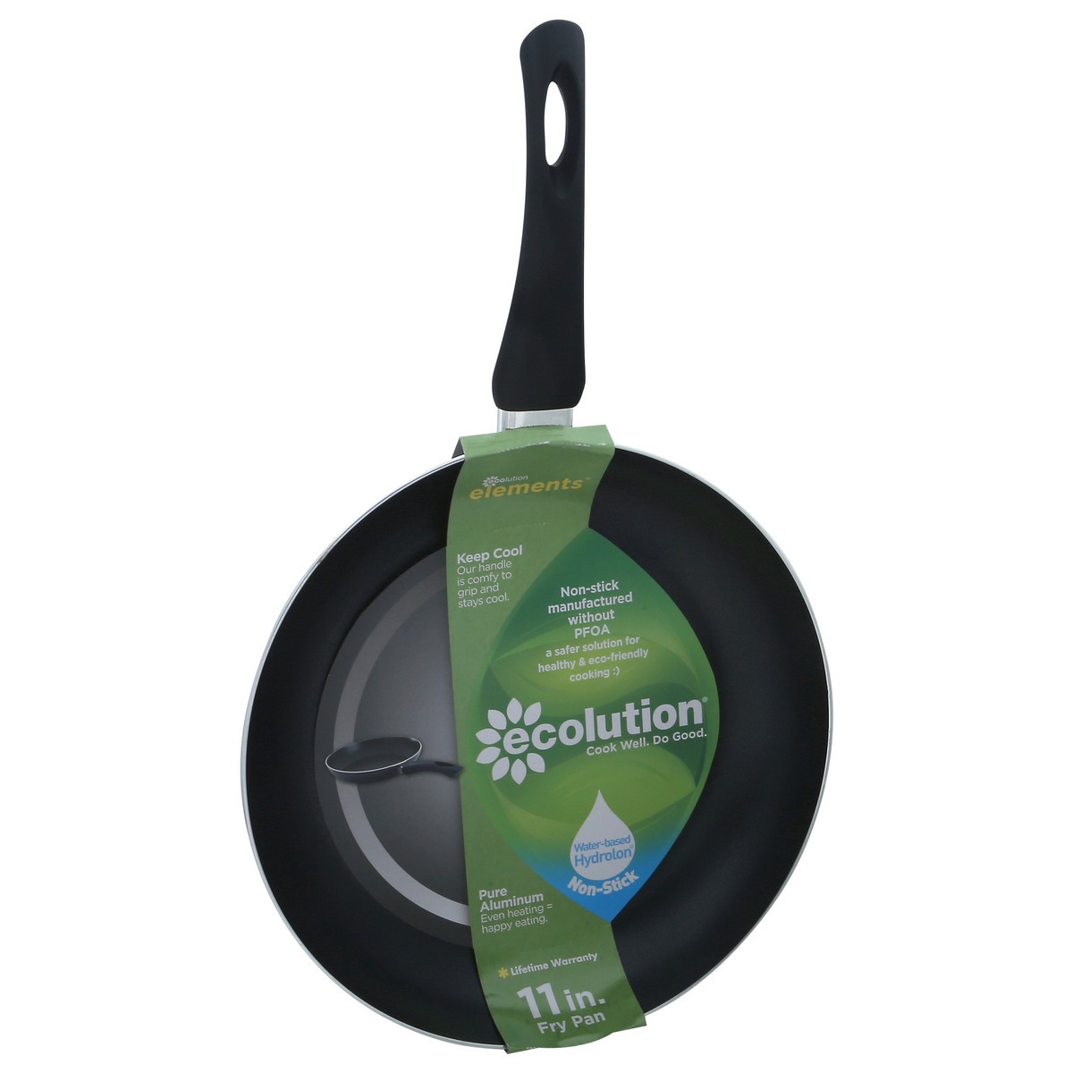 slide 5 of 11, Ecolution Elements Gray Non-Stick Fry Pan 1 ea, 1 ct