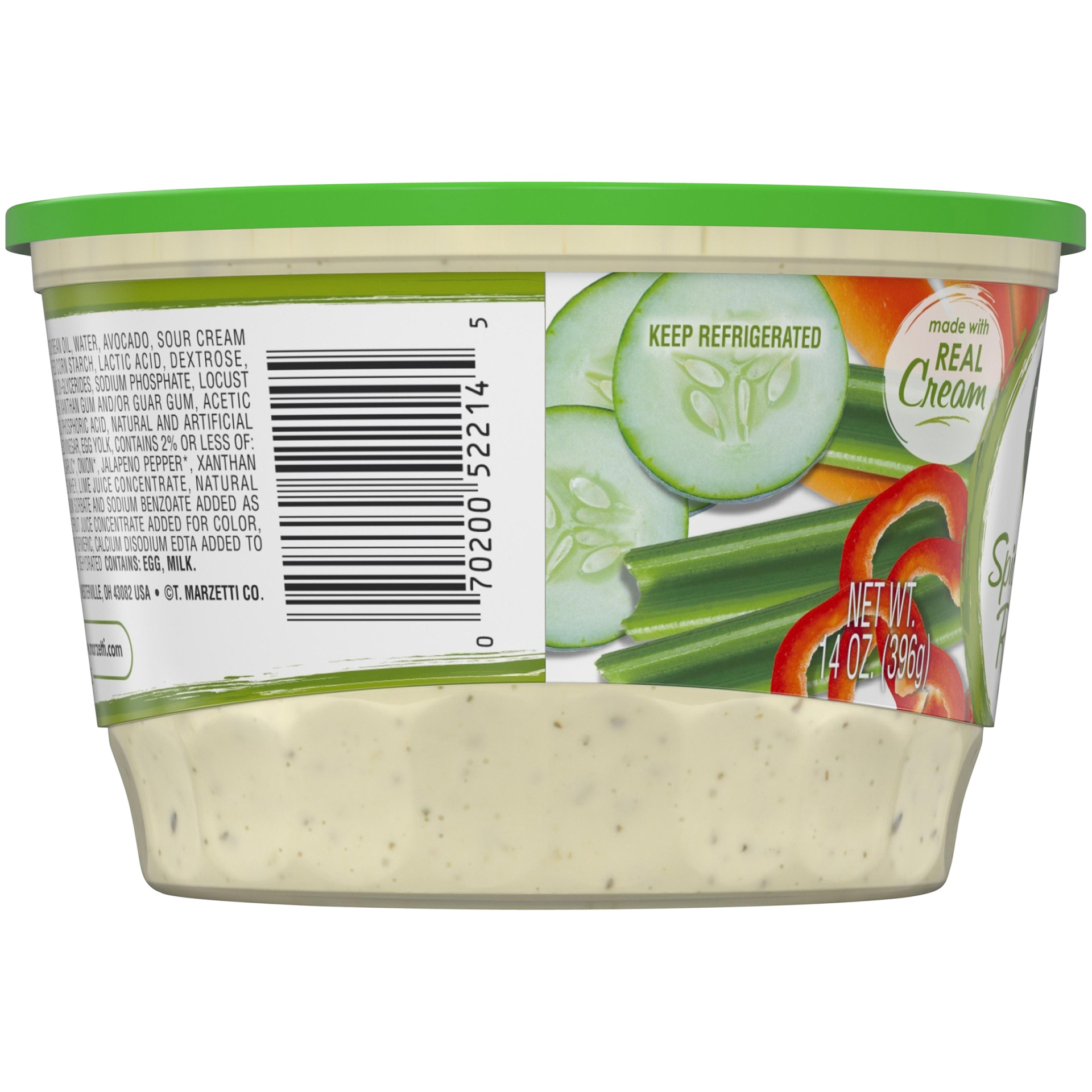 slide 4 of 8, Marzetti Spicy Avocado Ranch Veggie Dip, 14 oz