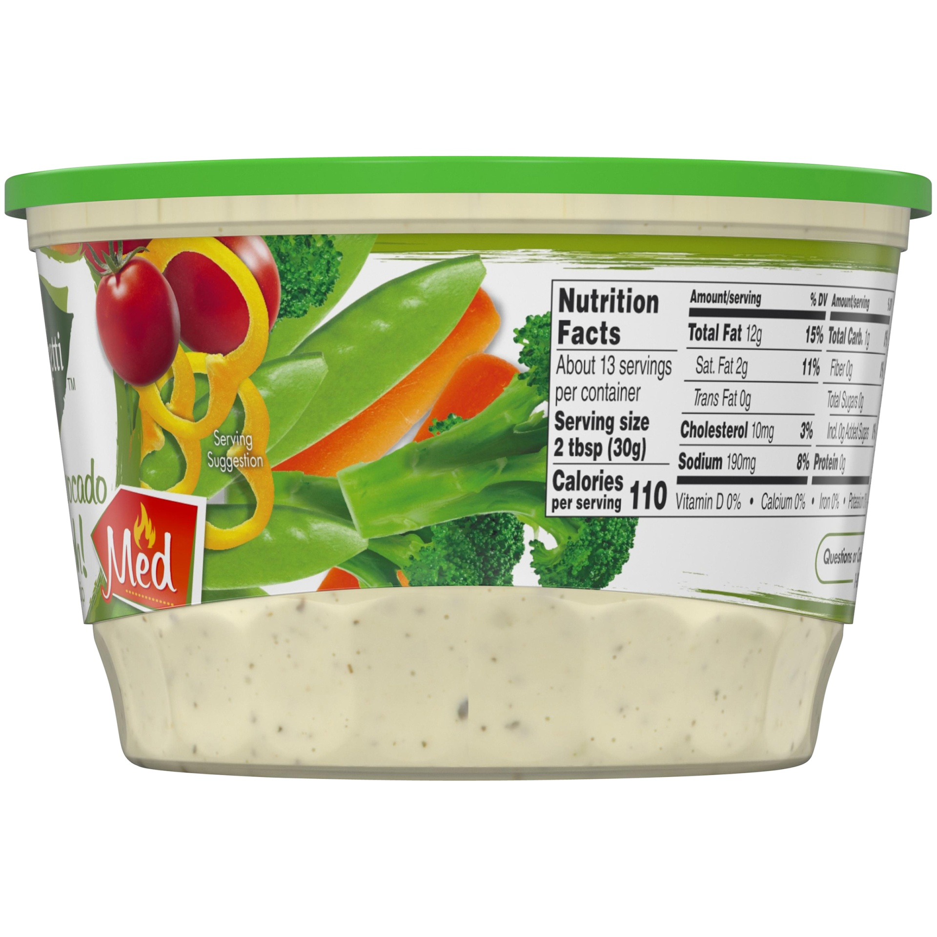 slide 5 of 8, Marzetti Spicy Avocado Ranch Veggie Dip, 14 oz