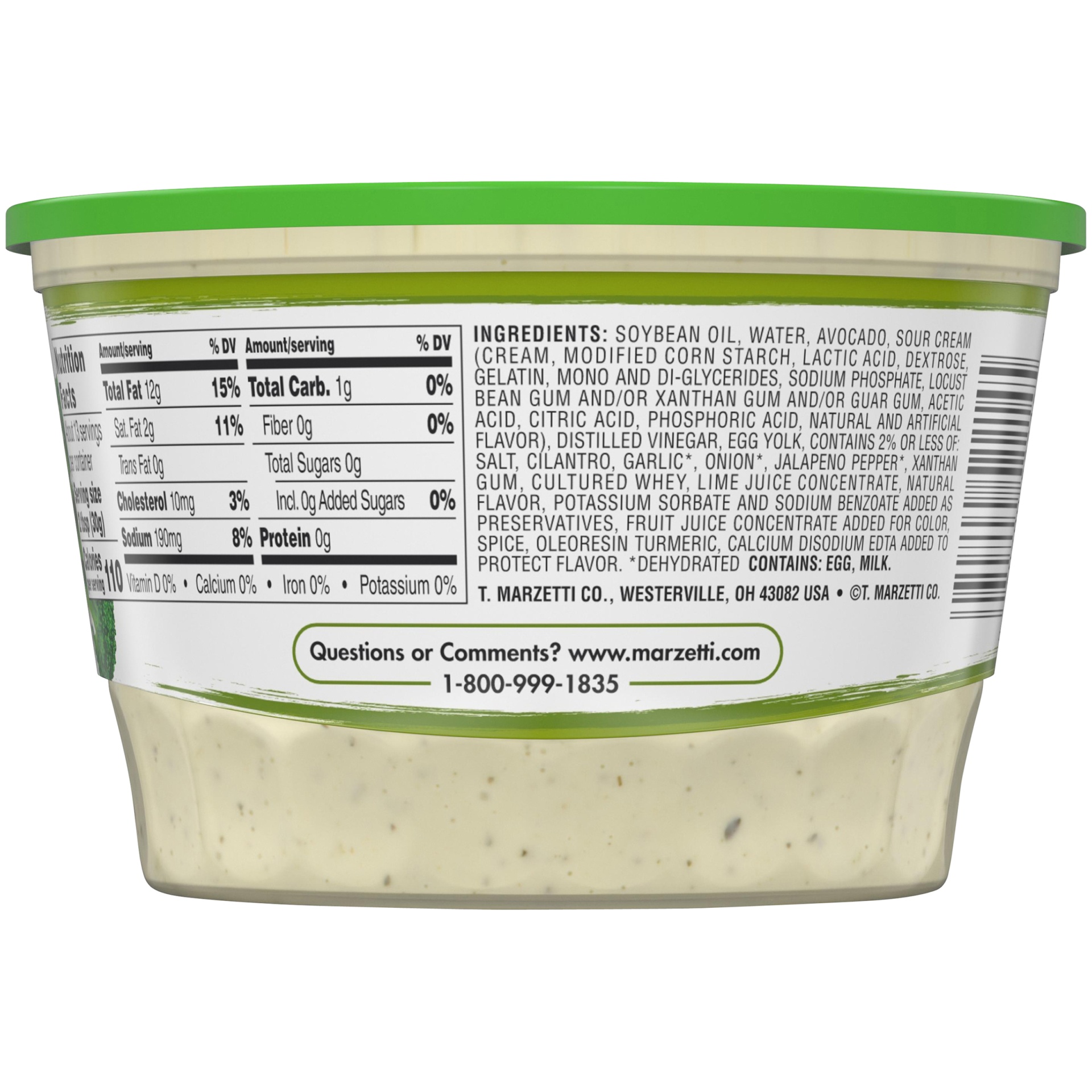 slide 6 of 8, Marzetti Spicy Avocado Ranch Veggie Dip, 14 oz