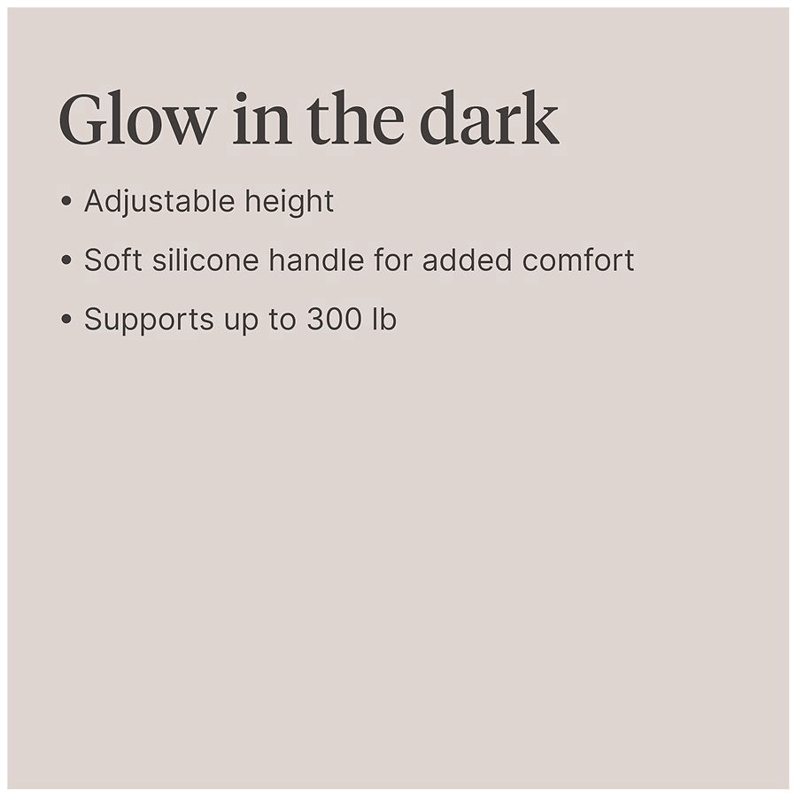 slide 4 of 5, Walgreens Glow and Go Folding Cane, 1 ct