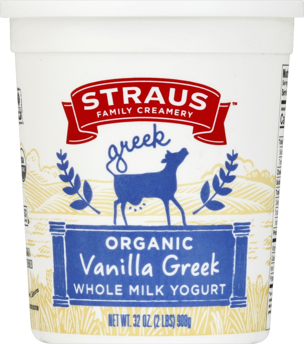 slide 2 of 3, Straus Yogurt 32 oz, 32 oz