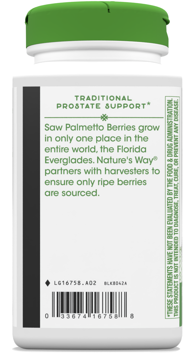 slide 5 of 5, Nature's Way Saw Palmetto Berries 180 ea, 180 ct