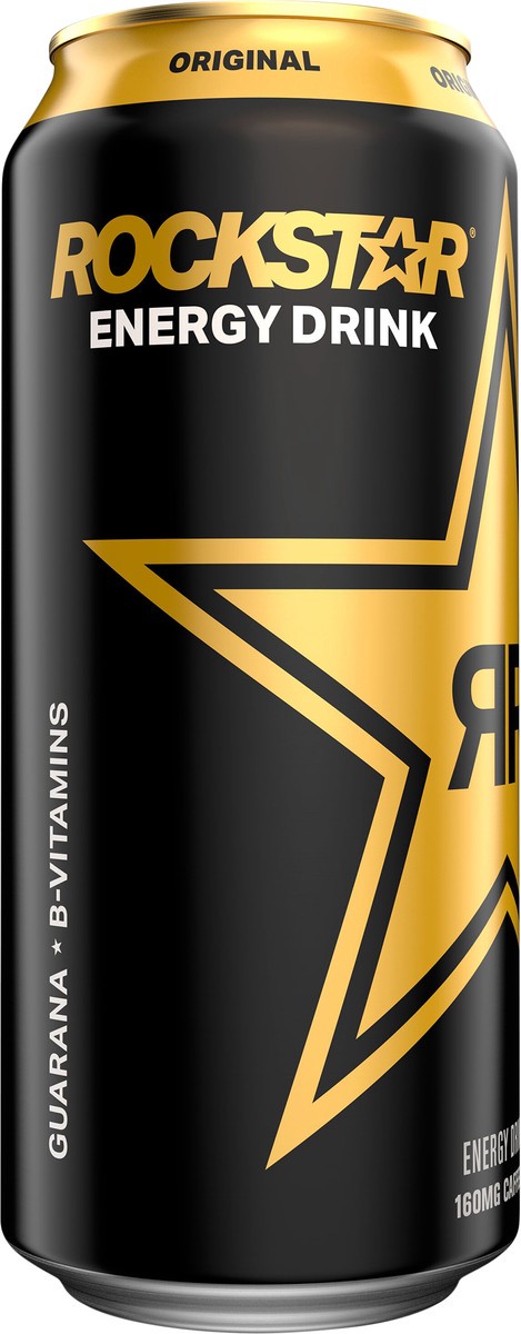 slide 4 of 9, Rockstar Energy Drink Original 16 Fl Oz Can, 16 fl oz