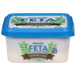 Odyssey Crumbled Peppercorn Feta 4 oz