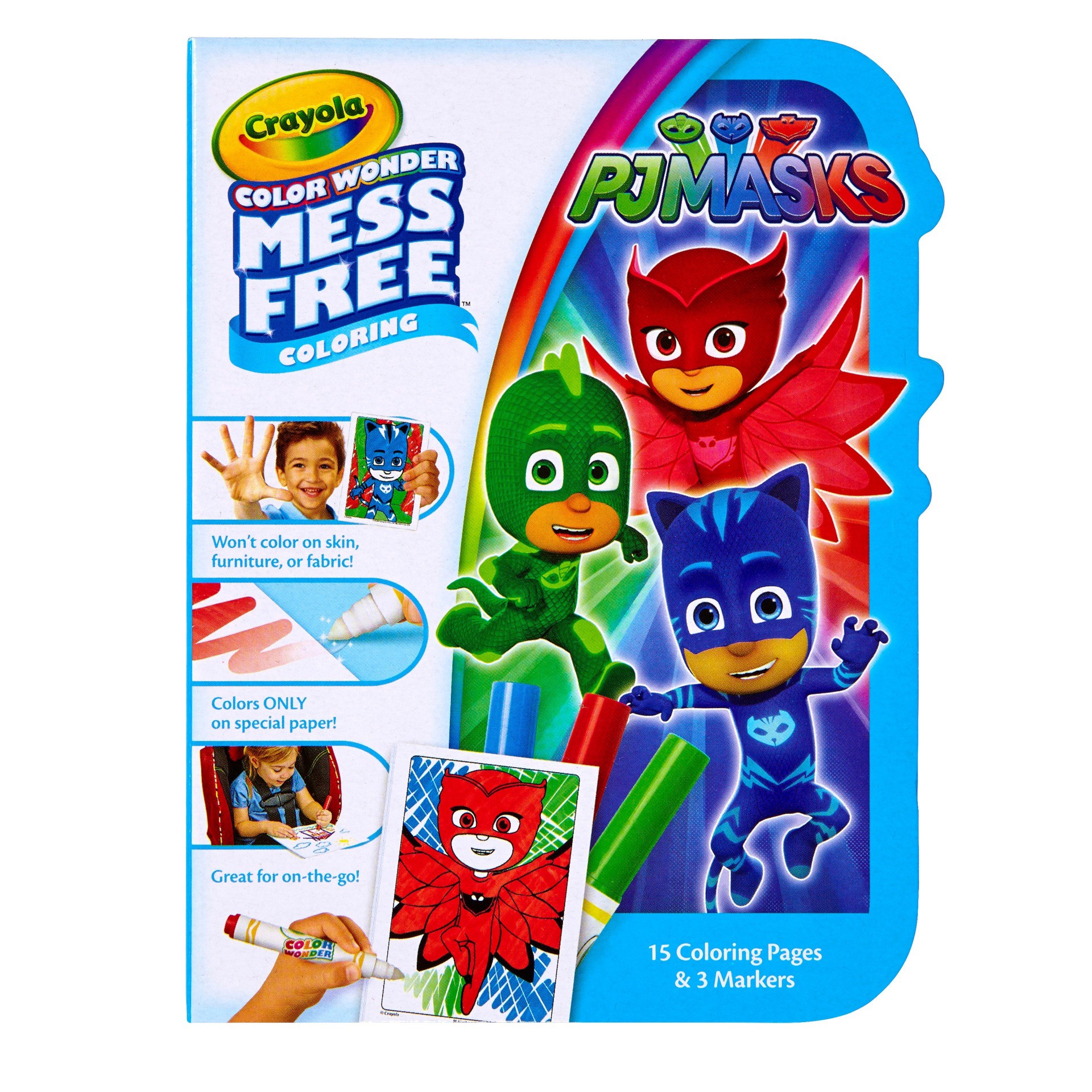 slide 1 of 9, Crayola Color Wonder Coloring Kit - PJ Masks, 1 ct