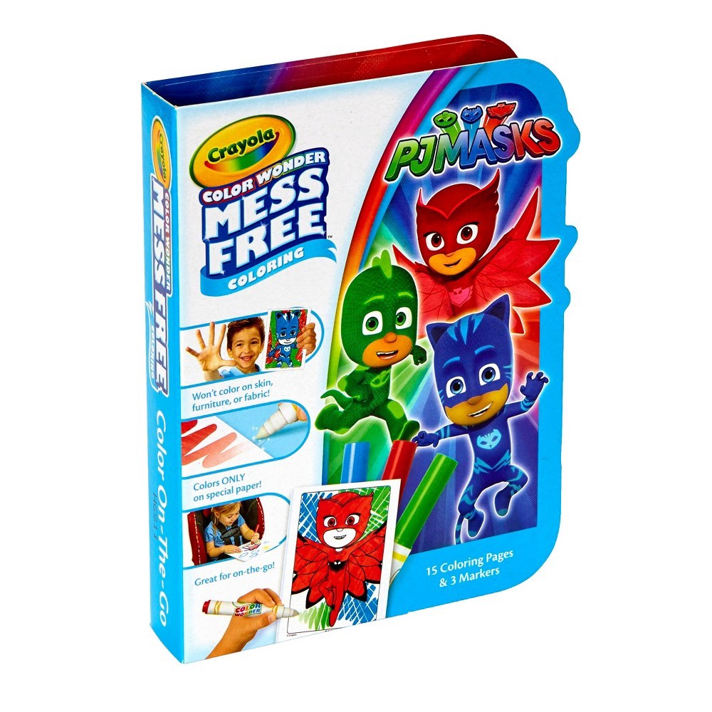 slide 4 of 9, Crayola Color Wonder Coloring Kit - PJ Masks, 1 ct