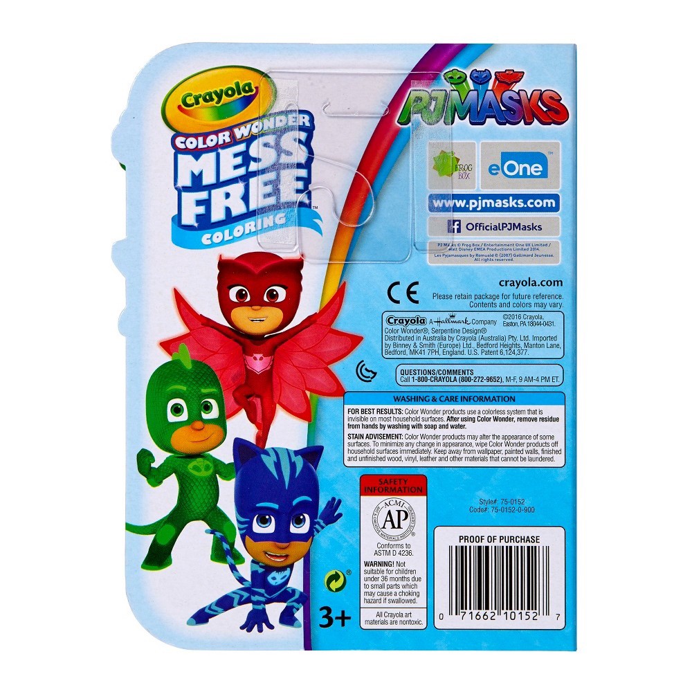 slide 9 of 9, Crayola Color Wonder Coloring Kit - PJ Masks, 1 ct