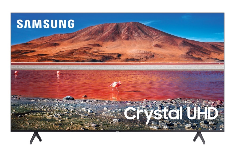 slide 1 of 1, Samsung Tu7000 Crystal Uhd 4K Smart Tv, 55 in