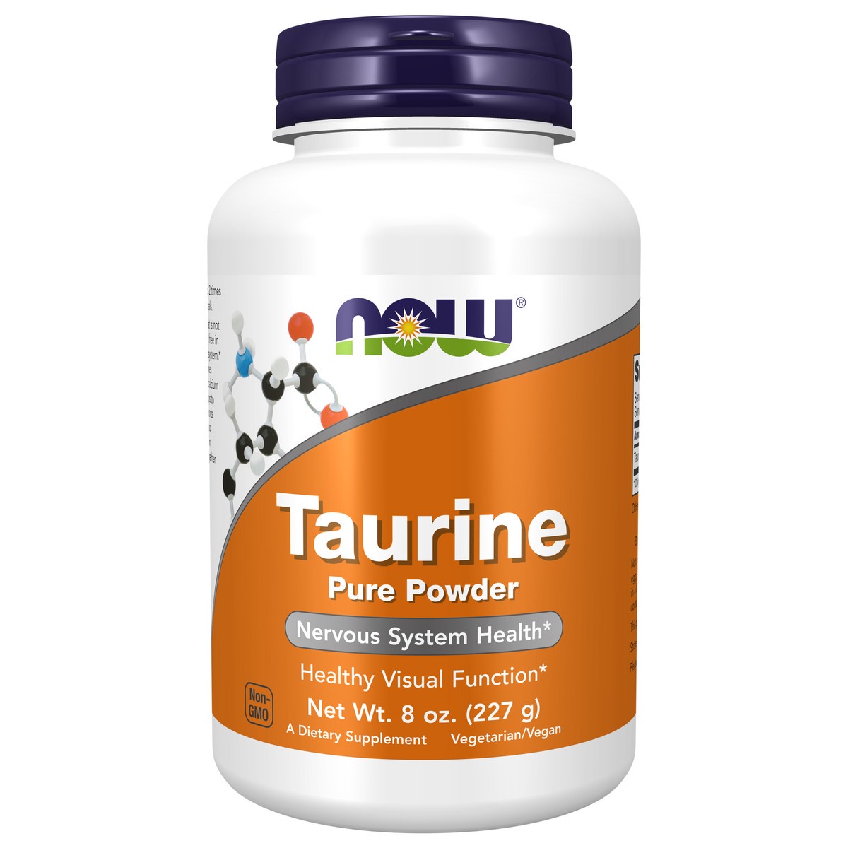 slide 1 of 4, NOW Taurine Pure Powder - 8 oz., 8 oz