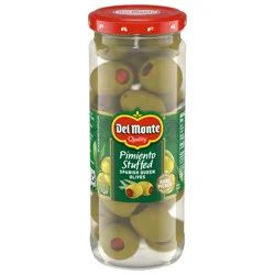 Del Monte Pimiento Stuffed Spanish Queen Olives, 9 oz Jar