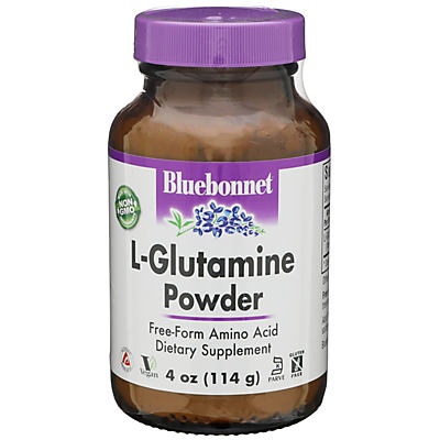 slide 1 of 1, Bluebonnet Nutrition L - Glutamine Powder 500 mg, 4 oz