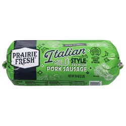 Prairie Fresh Premium Mild Italian Style Pork Sausage 16 oz