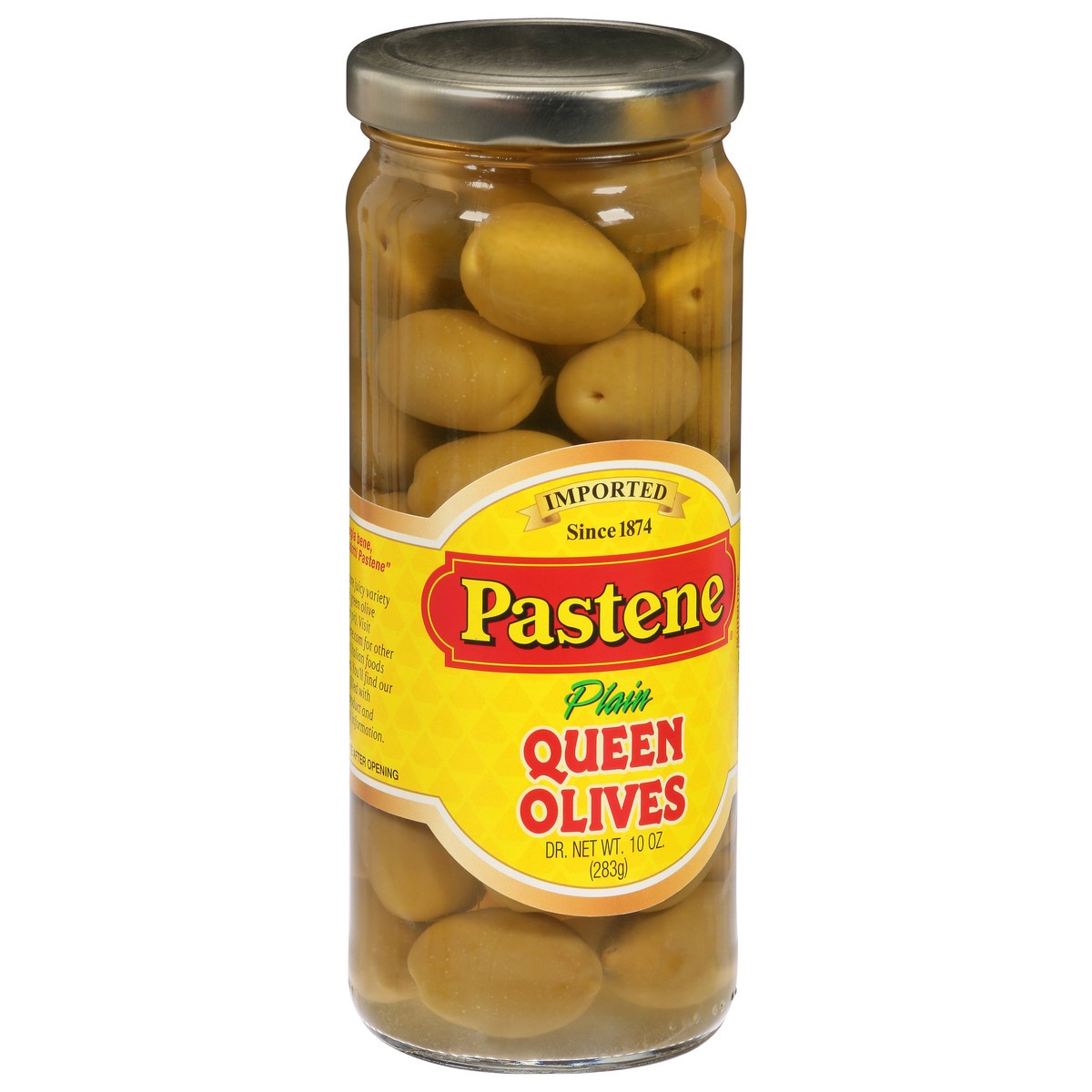 slide 6 of 9, Pastene Plain Queen Olives 10 oz, 10 oz