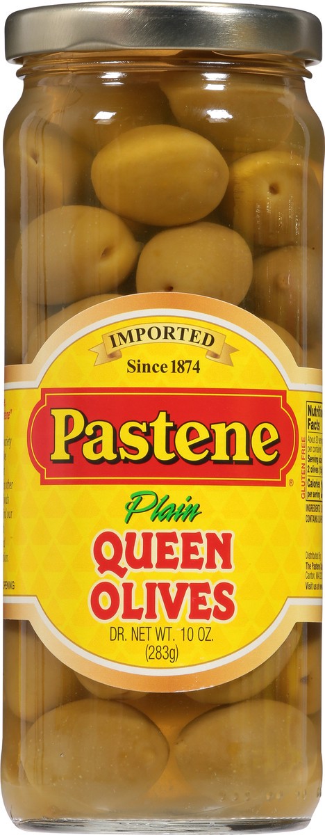 slide 9 of 9, Pastene Plain Queen Olives 10 oz, 10 oz