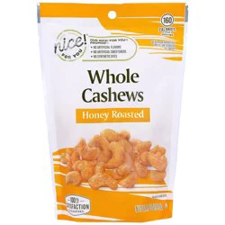 Nice! For You Whole Cashews Honey Roasted