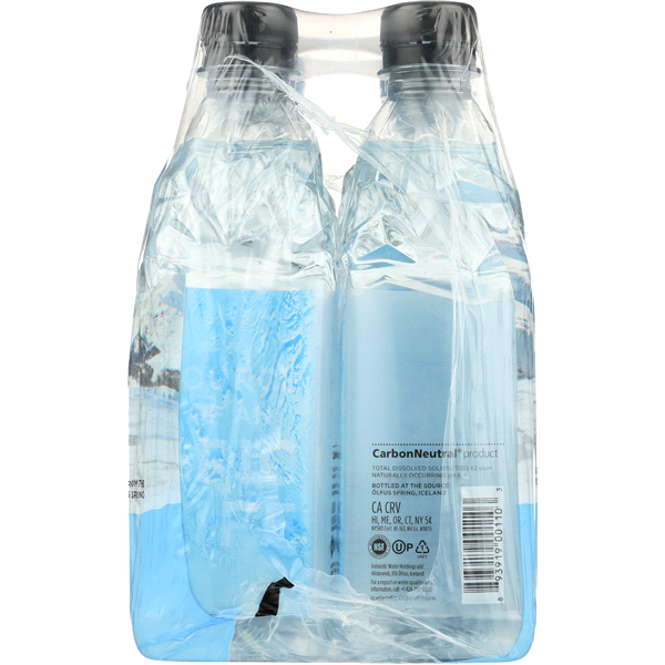 slide 4 of 13, Icelandic Glacial Natural Spring Water 6 - 500 ml Bottles, 6 ct