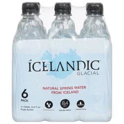 Icelandic Glacial Natural Spring Water 6 - 500 ml Bottles