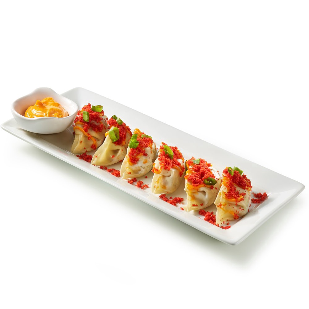 slide 2 of 4, Yummi Sushi Cheetos Flamin' Hot Dumplings - Chicken, 7.2 oz