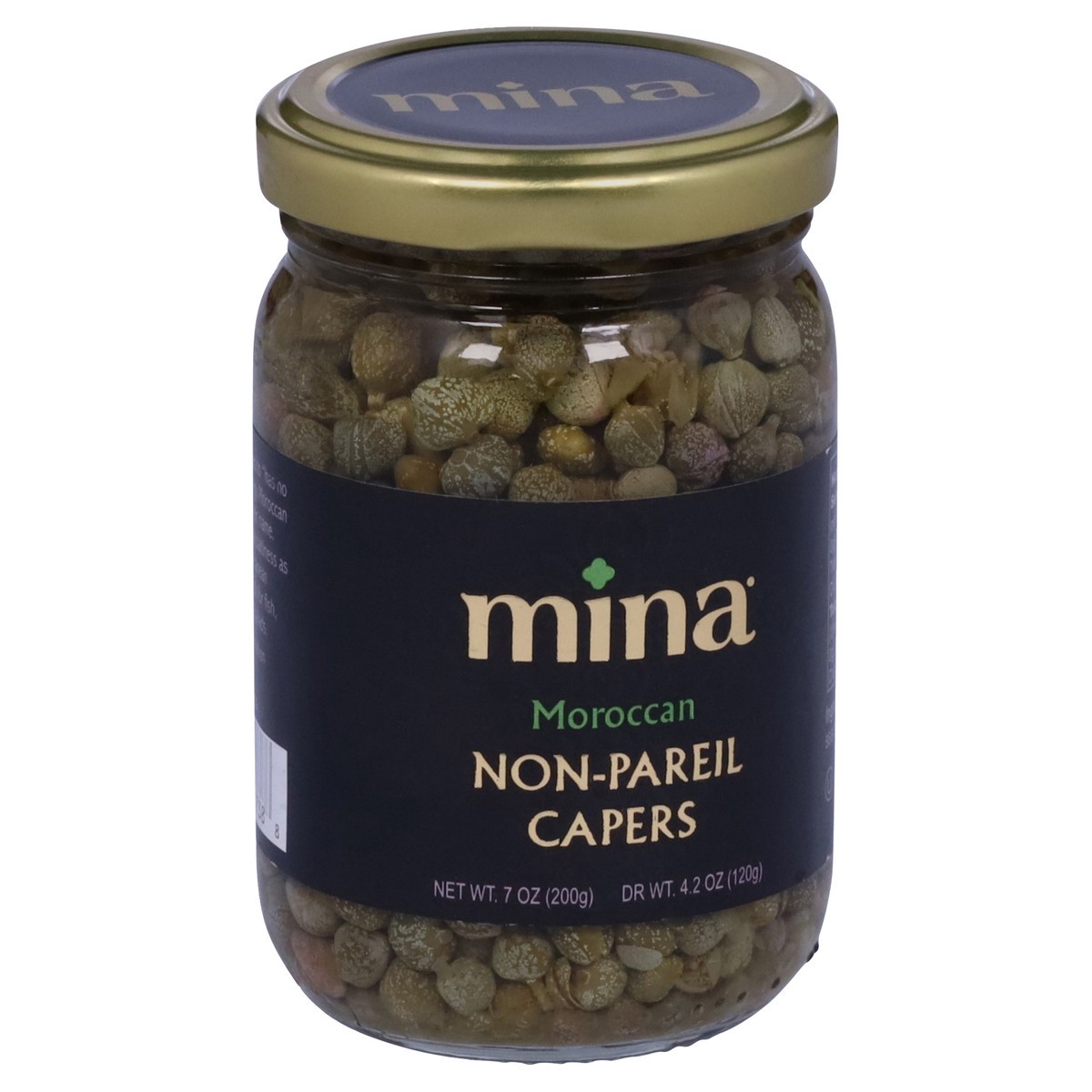 slide 4 of 9, Mina Moroccan Non-Pareil Capers, 7 oz