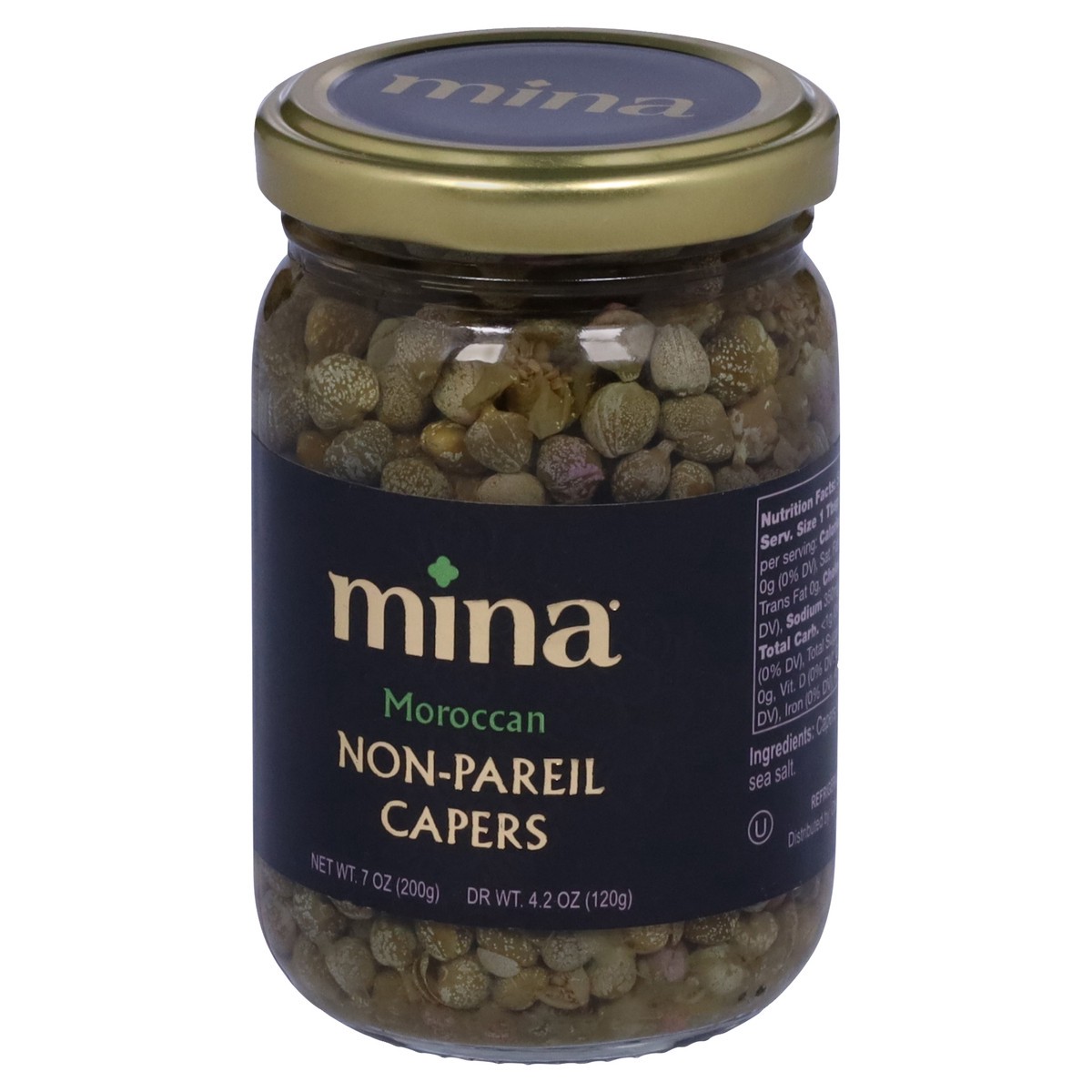 slide 5 of 9, Mina Moroccan Non-Pareil Capers, 7 oz