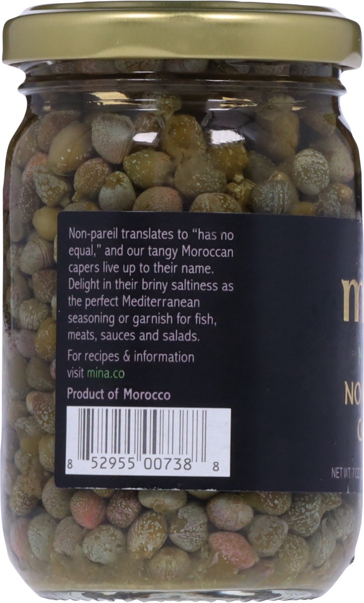 slide 8 of 9, Mina Moroccan Non-Pareil Capers, 7 oz