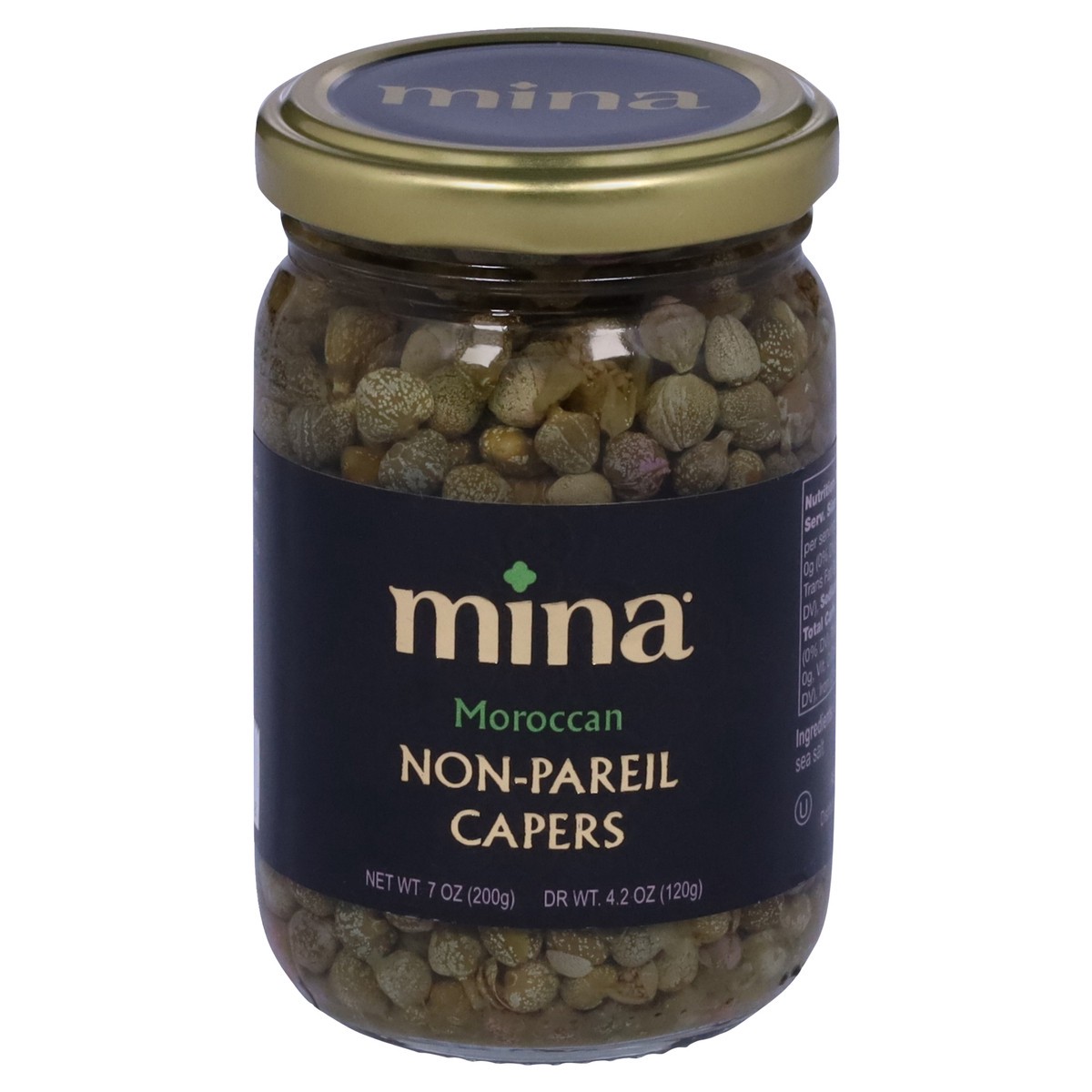 slide 1 of 9, Mina Moroccan Non-Pareil Capers, 7 oz