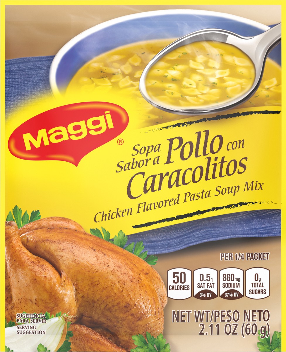 slide 7 of 9, Maggi Chicken Flavored Pasta Soup Mix, 2.11 oz