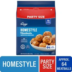 Kroger Homestyle Meatballs Party Size