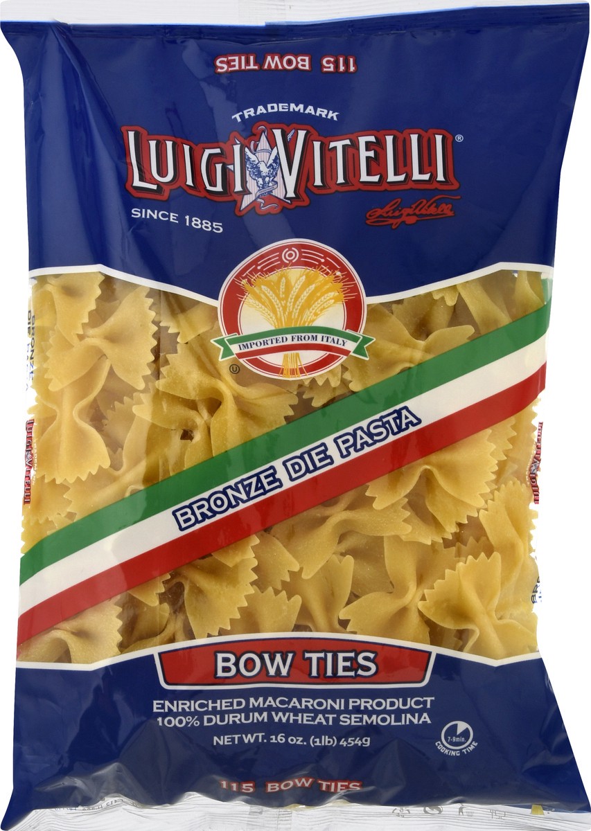 slide 6 of 10, Luigi Vitelli Bow Ties Bronze Die Pasta 16 oz, 16 oz