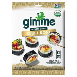 Gimme Sushi Nori Roastd Seaweed Organic- 0.81 oz