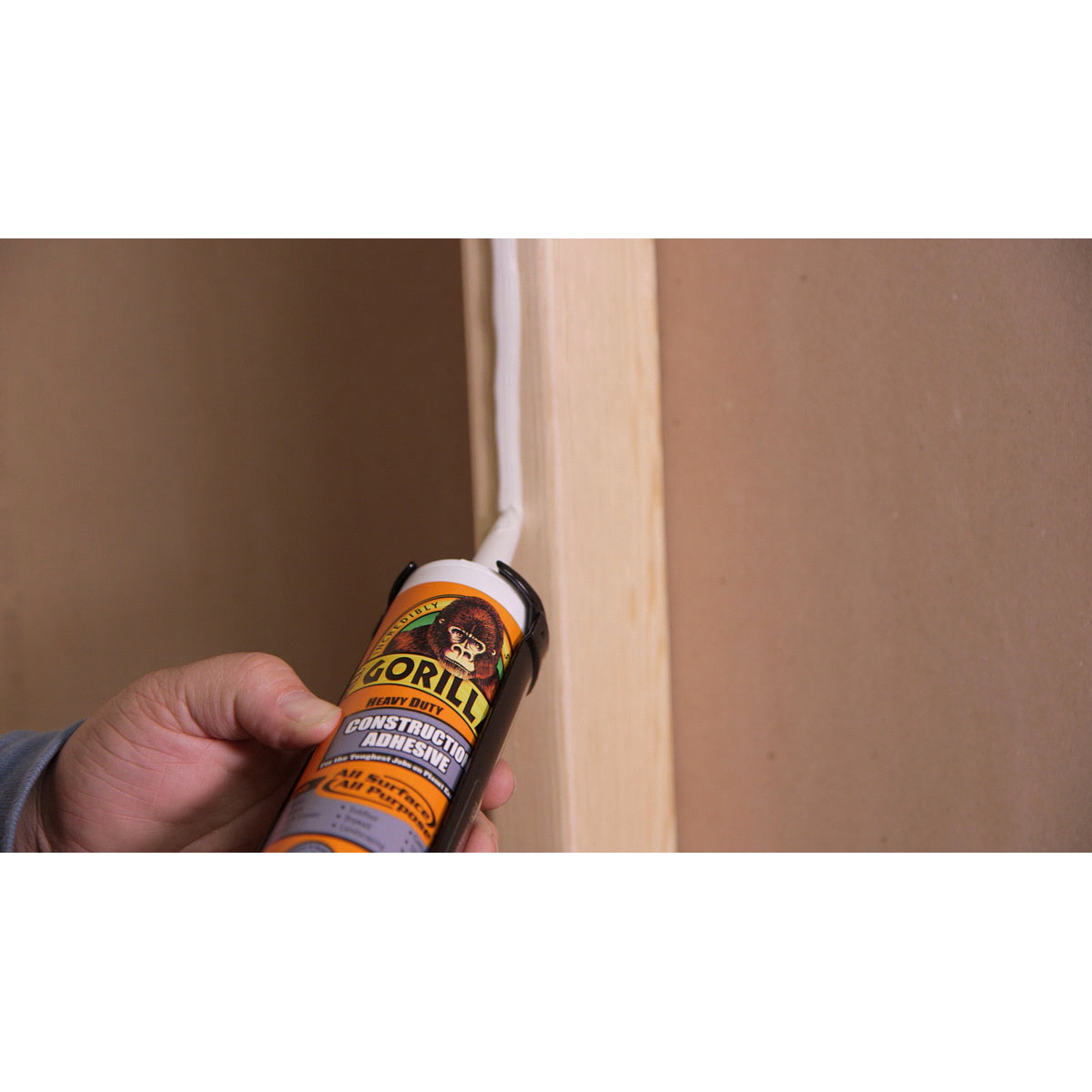 slide 6 of 6, Gorilla Heavy Duty Construction AdhesiveCartridge, 9 oz