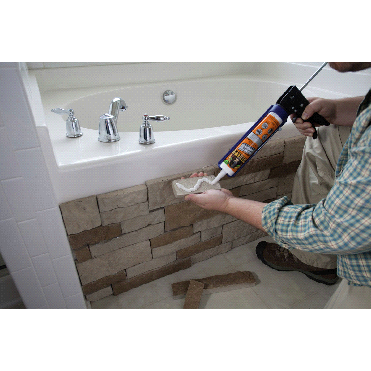 slide 4 of 6, Gorilla Heavy Duty Construction AdhesiveCartridge, 9 oz