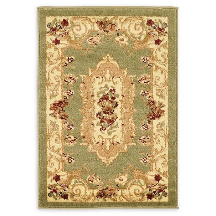 slide 1 of 6, Unique Loom Henry Versailles Accent Rug - Green, 2 ft 2 x 3 ft