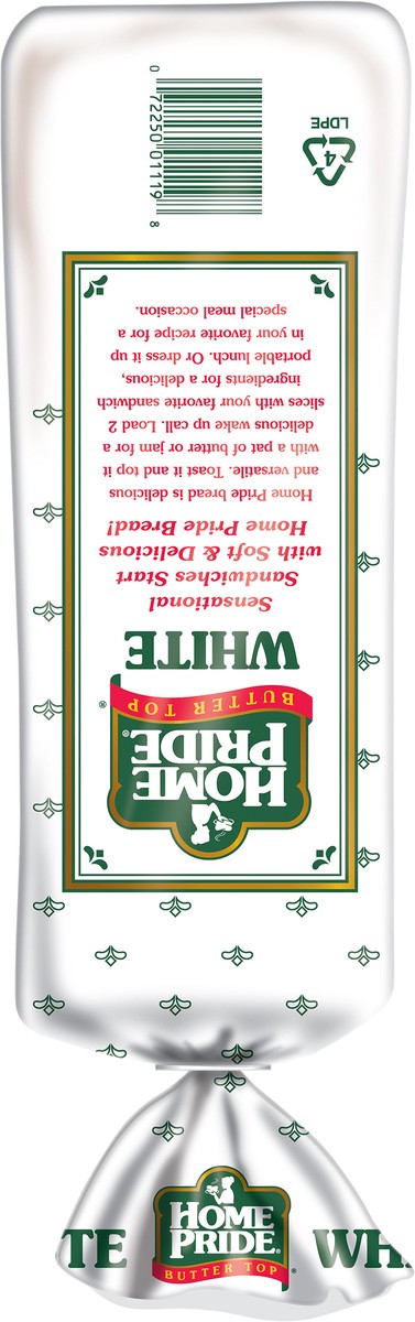 slide 7 of 13, Home Pride Butter Top White Bread, Sliced Sandwich Bread, 20 oz Loaf, 20 oz