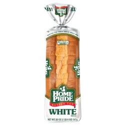 Home Pride Butter Top White Bread, Sliced Sandwich Bread, 20 oz Loaf